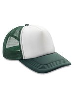 Result Headwear Detroit ½ Mesh Trucker Cap, Snapback – Bottle/White