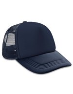 Result Headwear Detroit ½ Mesh Trucker Cap, Snapback – Navy/Navy