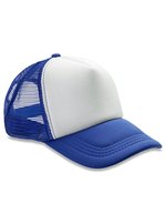 Result Headwear Detroit ½ Mesh Trucker Cap, Snapback, Black/Black One Size, RH089 – Royal/White