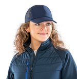 Result Headwear Detroit ½ Mesh Trucker Cap, Snapback, Black/Black One Size, RH089 – Bild 7