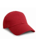 Result Headwear Heavy Cotton Drill Pro Style Cap – Red