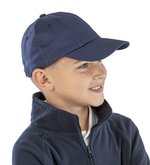 Result Headwear Junior Baumwollcap mit flachem Profil, Black One Size, RH18J – Bild 1