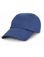 Result Headwear Junior Baumwollcap mit flachem Profil, Black One Size, RH18J – Royal