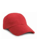 Result Headwear Low Profile Baumwoll-Cap mit verstellbarem Band – Red