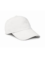 Result Headwear Low Profile Baumwoll-Cap mit verstellbarem Band, Black One Size, RH24 – White