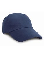 Result Headwear Junior Heavy Brushed Baumwollcap Schwarz – Navy