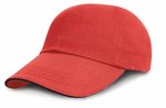 Result Headwear Heavy Brushed Baumwollkappe mit Sandwich-Schirm, Navy/Yellow One Size, RH24P – Bild 3