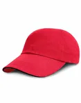 Result Headwear Heavy Brushed Baumwollkappe mit Sandwich-Schirm, Navy/Yellow One Size, RH24P – Red/Black