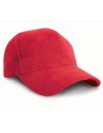 Result Headwear Pro-Style Heavy Cotton Cap 6-Panel – Red