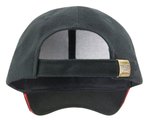 Result Headwear Pro-Style Baumwollcap mit Sandwich-Schirm, Black/Red One Size, RH25P – Bild 4