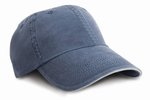 Result Headwear Washed Baumwoll-Cap mit Sandwich-Schirm, Navy/Putty One Size, RH54 – Bild 3