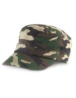 Result Headwear Urban Camo Cap mit verstellbarem Band – Olive Camo