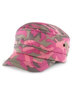 Result Headwear Urban Camo Cap mit verstellbarem Band – Pink Camo