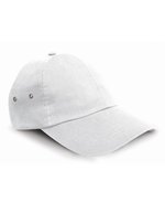 Result Headwear Plüsch-Cap mit vorgebogenem Schirm, Black Regular, RH63 – Bianco