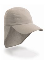 Result Headwear Legionnaires Cap mit elastischem Kordelzug – Desert Khaki