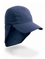 Result Headwear Junior Legionnaire Cap mit Kordelzug – Navy