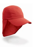 Result Headwear Junior Legionnaire Cap mit Kordelzug – Red