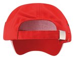 Result Headwear Baumwoll-Cap mit Sandwich-Schirm 5-Panel, Black/Red One Size, RH72 – Bild 4