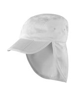 Result Headwear Faltbare Legionärsmütze mit Nackenschutz, Bottle One Size, RH76 – Bianco
