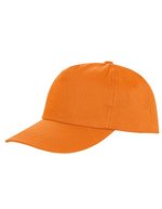 Result Headwear Houston 5-Panel Cap mit Klettverschluss, Aqua One Size, RH80 – Arancione