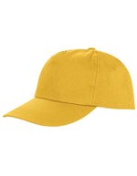 Result Headwear Houston 5-Panel Cap mit Klettverschluss, Aqua One Size, RH80 – Giallo