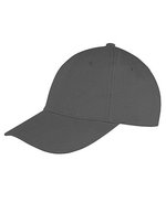 Result Headwear Memphis Gebürstete Baumwolle Cap, Black One Size, RH81 – Charcoal