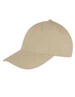 Result Headwear Memphis Gebürstete Baumwolle Cap, Black One Size, RH81 – Khaki
