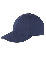 Result Headwear Memphis Gebürstete Baumwolle Cap, Black One Size, RH81 – Navy