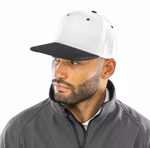 Result Headwear Bronx Original Flat Peak Snapback Cap, Black/Azure One Size, RH82 – Bild 2