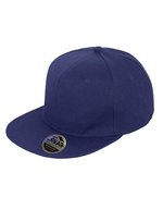 Result Headwear Bronx Snapback Cap mit flachem Schirm, Black One Size, RH83 – Marine