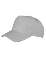 Result Headwear Boston Printers Cap mit Klettverschluss, Black One Size, RH84 – Dove Grigio