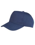 Result Headwear Boston Printers Cap mit Klettverschluss, Black One Size, RH84 – Blu navy