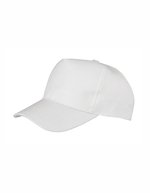 Result Headwear Junior Boston Cap mit Klettverschluss, Navy One Size, RH84J – Blanc
