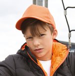 Result Headwear Junior Boston Cap mit Klettverschluss, Navy One Size, RH84J – Bild 5