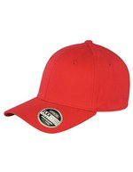 Result Headwear Kansas Flex Cap mit CORE FLEX Band, Black S/M, RH85 – Red