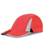 Result Headwear Sport Cap Aqua/Black One Size (RH86), RH86 – Red/Black