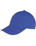 Result Headwear Memphis Baumwoll-Cap mit Sandwich-Schirm, Black/Red One Size, RH91 – Royal/White