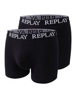 Replay Boxershorts im 2er-Pack für Herren – Black/Black