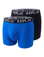 Replay Boxershorts im 2er-Pack für Herren – Turquoise/Black