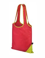 Result Core Kordelzug-Einkaufstasche 10l Polyester – Raspberry/Lime