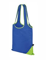 Result Core Kordelzug-Einkaufstasche 10l Polyester, Black/Orange 36 x 39 cm, RT002 – Royal/Lime