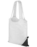 Result Core Kordelzug-Einkaufstasche 10l Polyester, Black/Orange 36 x 39 cm, RT002 – White/Black