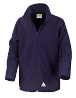 Result Core Junior Microfleece Jacke mit Reißverschluss – Navy