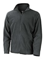Result Core Mikrofleece Jacke mit praktischen Taschen in – Charcoal