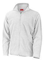 Result Core Mikrofleece Jacke mit praktischen Taschen in, Black S, RT114X – Bianco