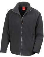 Result Horizon Microfleece Jacke mit Reißverschluss – Black