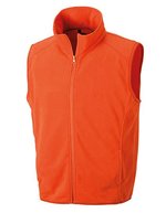 Result Core Microfleece Gilet mit Antipilling-Ausrüstung – Orange