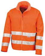 Result Safe-Guard High Vis Soft Shell Jacket Fluorescent Orange M (RT117), RT117 – Bild 3