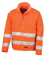 Result Safe-Guard High Vis Soft Shell Jacket Fluorescent Orange S (RT117) – Fluorescent Orange
