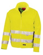 Result Safe-Guard High Vis Soft Shell Jacket Fluorescent Orange S (RT117) – Fluorescent Yellow